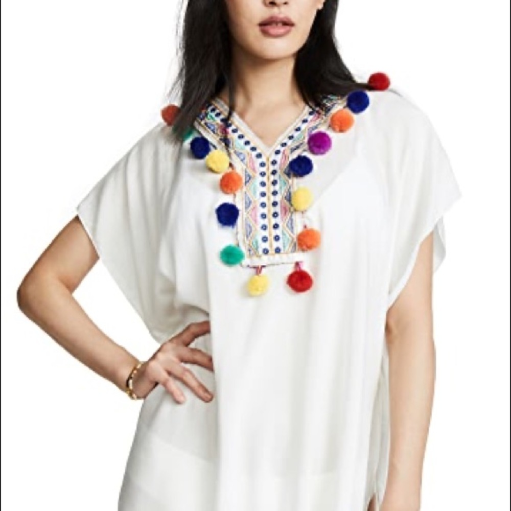 Bindya Pom Pom Tunic cover-up